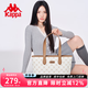 Kappa卡帕 新款正品托特包女大容量上課通勤單肩包手提電腦包教師節 生椰拿鐵棕
