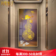 瑪朵維汀琺瑯彩玄關(guān)裝飾畫(huà)豎版客廳入戶過(guò)道背景墻壁畫(huà)高檔輕奢掛畫(huà)百福圖 百福圖 尺寸：80*140cm