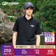 FILA FUSION斐樂(lè )潮牌男子針織短袖POLO衫2025夏休閑寬松上衣