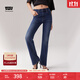 Levi's李維斯冬暖系列女士726高腰微喇休閑美式時(shí)尚牛仔褲 中藍(lán)色 24 (30)