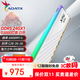 威剛（ADATA）D300G DDR5內存條RGB燈條馬甲條海力士特挑顆粒臺式電腦游戲超頻低時(shí)序延遲 支持XMP3.0 AMD EXPO 【D300G】24G丨6000丨C28丨白
