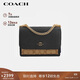 蔻馳（COACH）【品牌直供】女士KLARE小號單肩斜挎風(fēng)琴包棕色配黑色91019