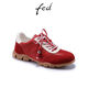 FED拼色德訓鞋秋季新款女鞋運動(dòng)休閑鞋厚底阿甘鞋女S0828-YAC890