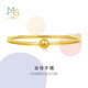 周生生足金光面黃金手鐲傳承素圈圓棍90194K計價(jià)06圈11.9克