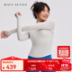 MAIA ACTIVE 柔韌透氣緊身連帽立領(lǐng)開(kāi)衫運動(dòng)跑步長(cháng)袖訓練上衣瑜伽外套TL052 白橡灰 S