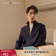 TOMMY HILFIGER秋冬男裝純棉通勤純色立領(lǐng)拉鏈開(kāi)衫合身針織毛衣外套 藏青色FAP S （推薦：120-135斤）