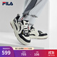 斐樂(lè )（FILA）官方男鞋VIBE復古板鞋2025春新款律動(dòng)鞋時(shí)尚休閑運動(dòng)鞋 黑/初雪白-BP 42