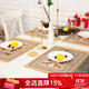 Ekelund 桌旗長(cháng)方形餐桌布純棉提花卡通小清新餐臺布茶幾電視柜布餐墊 小馬餐墊 餐墊30*45cm【四個(gè)】