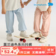麗嬰房?jì)和蓍e褲男童長(cháng)褲女童休閑長(cháng)褲25春夏新品 糖果粉 150 cm