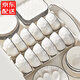 巛焦碗具套裝碗盤(pán)餐具碗套裝餐具整套北歐現代家用釉下彩飯碗盤(pán)子碗筷 12人食【71件】豪華聚餐套裝