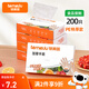 特美居（temeiju）一次性手套食品級加厚PE塑料廚房洗碗盒裝抽取式透明防漏200只裝 