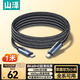 山澤雙Type-C數據線(xiàn)USB4全功能線(xiàn)PD240W充電線(xiàn)8K投屏適用蘋(píng)果17/16華為手機平板筆記本兼容雷電4傳輸