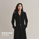 太平鳥(niǎo)【商場(chǎng)同款】25冬新款通勤海軍領(lǐng)長(cháng)袖T恤傘裙組合A1CPF410K 珍珠灰上裝 XL 170