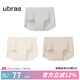 ubras【店鋪推薦】無(wú)尺碼女士?jì)妊澘咕d無(wú)痕內褲女高彈升級包臀多條裝 new-椰青灰色+燕麥奶色+瓷肌色 均碼 90-130斤