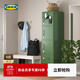 宜家（IKEA）IDASEN伊朵森高柜帶抽屜柜門(mén)磁片可附在金屬表面多功能 深綠色高柜帶抽屜/柜門(mén)