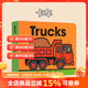 Byron Barton 拜倫巴頓 交通工具英文繪本原版 Trucks Trains Planes Boats Machines 卡車(chē)火車(chē)飛機輪船紙板書(shū) 汽車(chē)小百科 卡車(chē) (紙板書(shū))