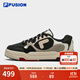 斐樂(lè )（FILA） FUSION斐樂(lè )潮牌BANK DX男鞋場(chǎng)下滑板鞋新款時(shí)尚厚底鞋 豆腐白/黑-TB 41