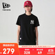 NEW ERA紐亦華MLB短袖T恤男女情侶秋季運動(dòng)NY休閑重磅上衣13086597-XL