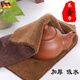 JCZS德國茶巾茶布吸水茶桌抹布高端茶臺吸水布不掉毛茶具專(zhuān)用養壺毛巾 黃色一條30X30