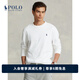 Polo Ralph Lauren 拉夫勞倫 男裝 經(jīng)典版平紋針織長(cháng)袖T恤RL13769 100-白色 M 偏大