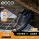 愛(ài)步（ECCO）板鞋男 經(jīng)典百搭牛皮輕奢休閑鞋 街頭521304 黑色41 HL