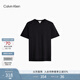 Calvin Klein Jeans25春夏男士休閑簡(jiǎn)約刺繡ck純棉打底針織短袖T恤40HM265