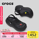 卡駱馳（CROCS）貝拉洞洞鞋沙灘鞋包頭女鞋厚底拖鞋|210062 黑色-001(含智必星） 37 (230mm) 38