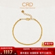CRD克徠帝黃金手鐲麻花扭絲足金999手鐲5G工藝送女友節日禮物 8.1g