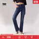 Levi's李維斯冬暖系列女士726高腰微喇休閑美式時(shí)尚牛仔褲 中藍色 24 (30)