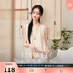 三彩【云淺素生】2025夏季新款新中式雪紡衫無袖圓領(lǐng)上衣寬松C 米白色 M 160/84A