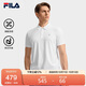 FILA 斐樂官方黃景瑜同款領(lǐng)航POLO運動短袖T恤休閑涼感男子針織POLO衫