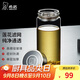 希諾單層玻璃杯男家用商務(wù)辦公泡茶杯子便攜車(chē)載水杯XN-6192 530mL
