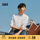 森馬（Semir）長(cháng)袖T恤男純棉2025春季打底上衣純色基礎百搭情侶款109925101201