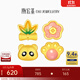 潮宏基 趣玩黃金耳釘女熊貓萌爪小花竹葉送女友生日禮物 計價(jià) 萌爪，單只 0.55g
