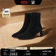STUART WEITZMAN/SW NIKI 秋冬經(jīng)典粗方跟瘦瘦靴女鞋粗跟短靴襪靴女奢侈