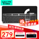 羅技（Logitech） K845 機械鍵盤(pán)有線(xiàn)游戲電競電腦辦公全尺寸發(fā)光 104鍵 鼠標鍵盤(pán)套裝三角洲行動(dòng)吃雞神器無(wú)畏契約 K845 青軸（大G桌墊）