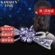 卡瑪倫（KAMALUN）2025新款發(fā)夾后腦勺發(fā)卡女成人一字夾子高端頭飾七夕情人節禮物 紫色 【閃耀好搭】 不刻字