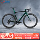喜德盛公路自行車(chē)AD7碳纖維破風(fēng)車(chē)架2*12電子變速 油壓碟剎 綠魔（Rival版） S（適合身高165-175cm）
