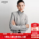 艾諾絲雅詩(shī)【商場(chǎng)同款】2025春秋新款修身顯瘦立領(lǐng)針織衛衣短外套女40211075 霜灰色 S
