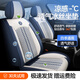 夢(mèng)選（MENGXUAN）汽車(chē)坐墊夏季冰絲座套全包圍座椅套通風(fēng)透氣座墊四季通用五座涼墊 五座標準【納帕皮&冰絲】米藍色 福特蒙迪歐銳界探險者領(lǐng)睿?？怂? title=