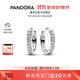 潘多拉（PANDORA）閃耀簡(jiǎn)約耳環(huán)鑲嵌設計時(shí)髦單品高級生日禮物送女友