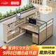 森菲亞職員辦公桌椅組合E0級簡(jiǎn)約現代屏風(fēng)工位員工辦公室辦公桌工作臺