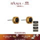 翡拉拉（fellala）Fellala翡拉拉良渚文化簡(jiǎn)約耳環(huán)女玉琮國風(fēng)個(gè)性新潮小眾耳釘耳飾 商場(chǎng)同款