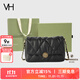 VANESSA HOGAN VH女包蓬蓬軟包質(zhì)感柔軟褶皺菱格方包百搭腋下包牛皮單肩斜挎包