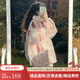 斐莉玥軟fufu扎染外套女韓系校園風(fēng)羊羔毛絨衛衣女INS保暖加厚棉服外套 粉色[扎染外套]加銀狐絨 S 【75-85斤】
