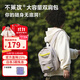 不萊玫雙肩包迷你包包女款戶(hù)外旅行外出新款背包男通勤大學(xué)生 灰色