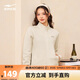 鴻星爾克開(kāi)衫衛衣外套女秋季新品立領(lǐng)休閑防風(fēng)束口上衣純色戶(hù)外簡(jiǎn)約女裝
