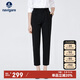 Navigare意大利小帆船女士休閑褲西裝褲純色長(cháng)褲2312073501 黑色 27 