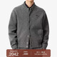 鱷魚(yú)法國鱷魚(yú)男裝25秋季新款時(shí)尚百搭針織衫開(kāi)衫外套|AH5170 深灰色 M 120-140斤