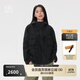 KOLON SPORT/可隆防風(fēng)夾克 男女同款戶(hù)外運動(dòng)防潑水露營(yíng)2合1休閑外套 LUJK5AT642-BK 黑色 S 165/88A